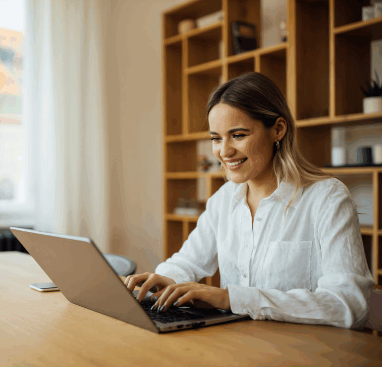 woman receiving online functional medicine